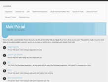 Tablet Screenshot of mekportal.com